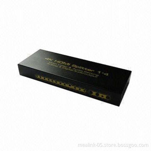 1 x 4 HDMI Splitter with Audio 5.1CH, 4K x 2K, 3D